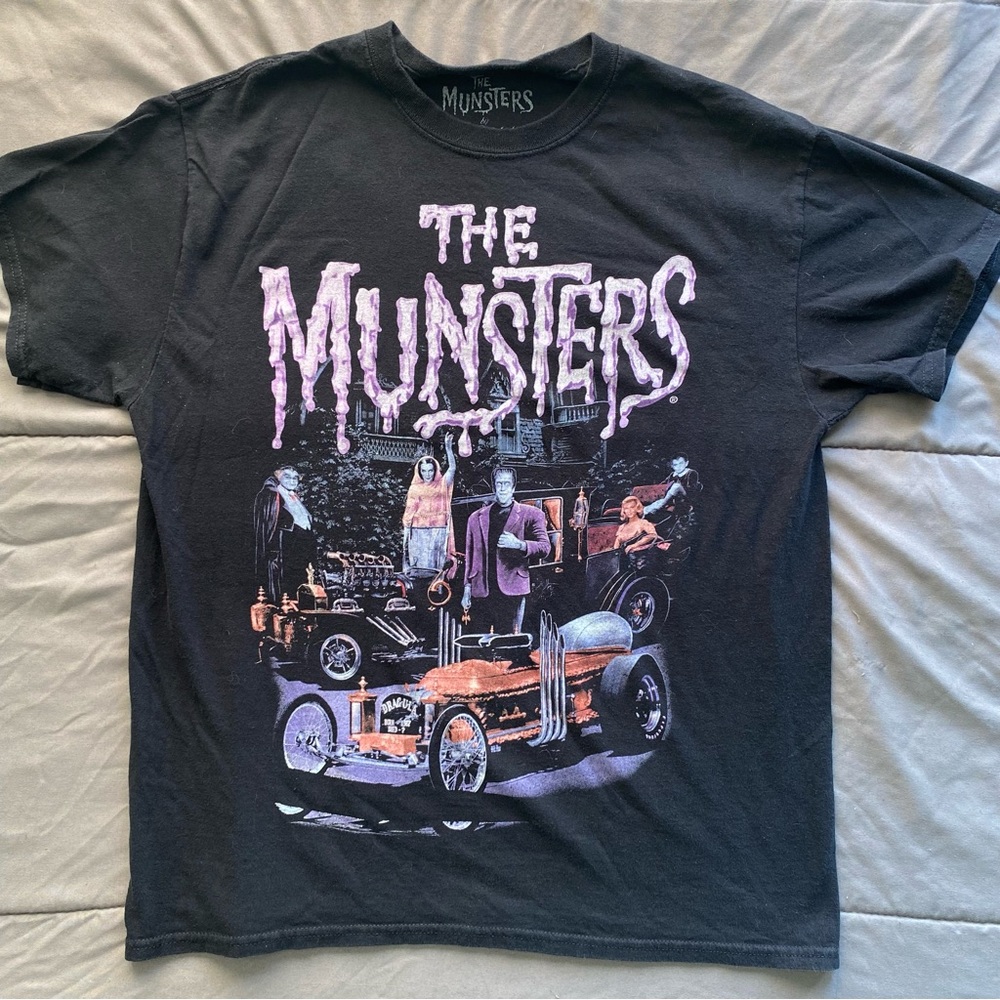The Munsters Black n Pink Tee